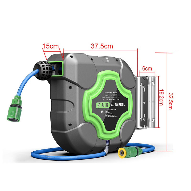 Smart Garden Hose Timer - 10/15/20M Automatische Intrekbare Slang Haspel Watertrommel