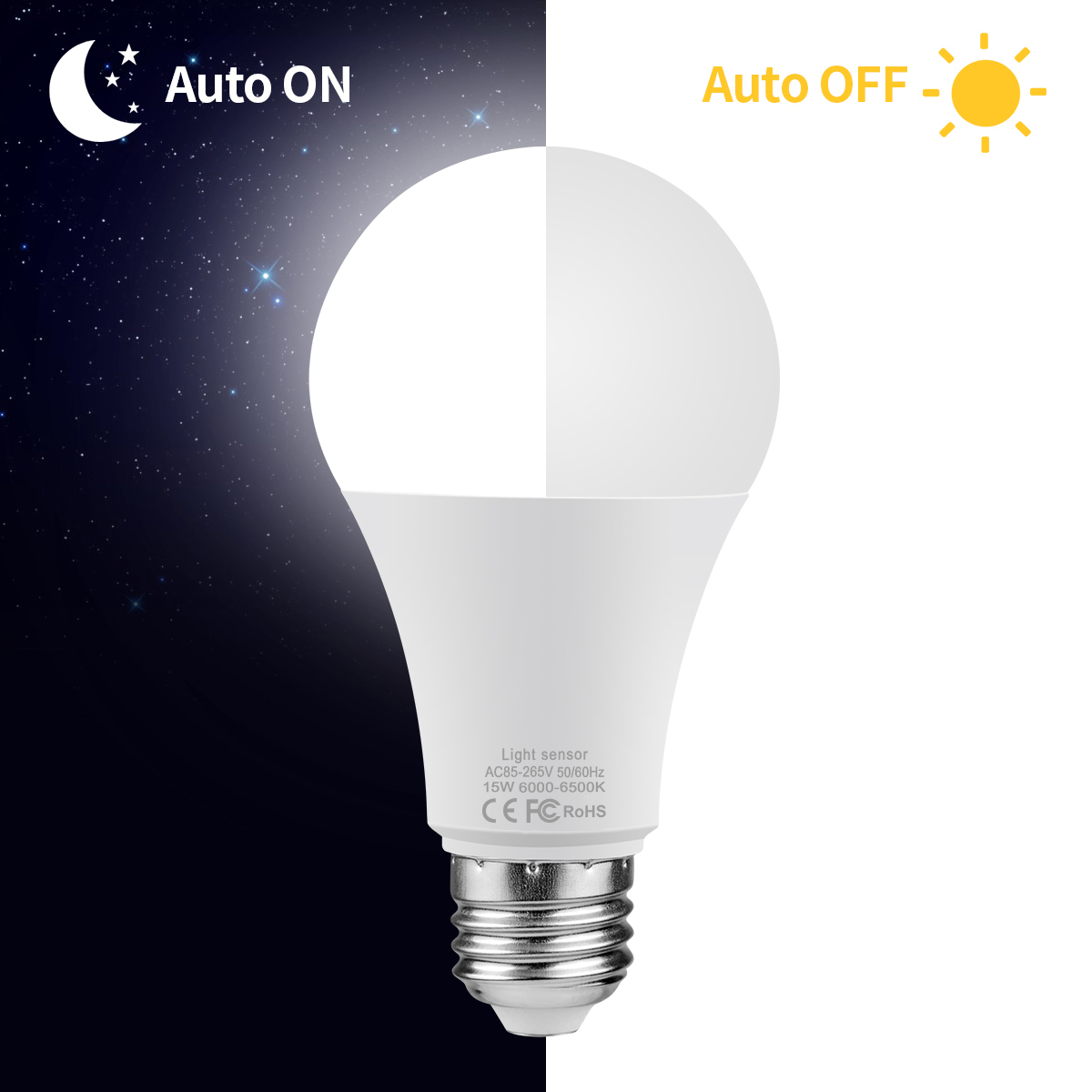 Smart Garden Led Lights - 15W E27 LED Schemering tot Dageraad