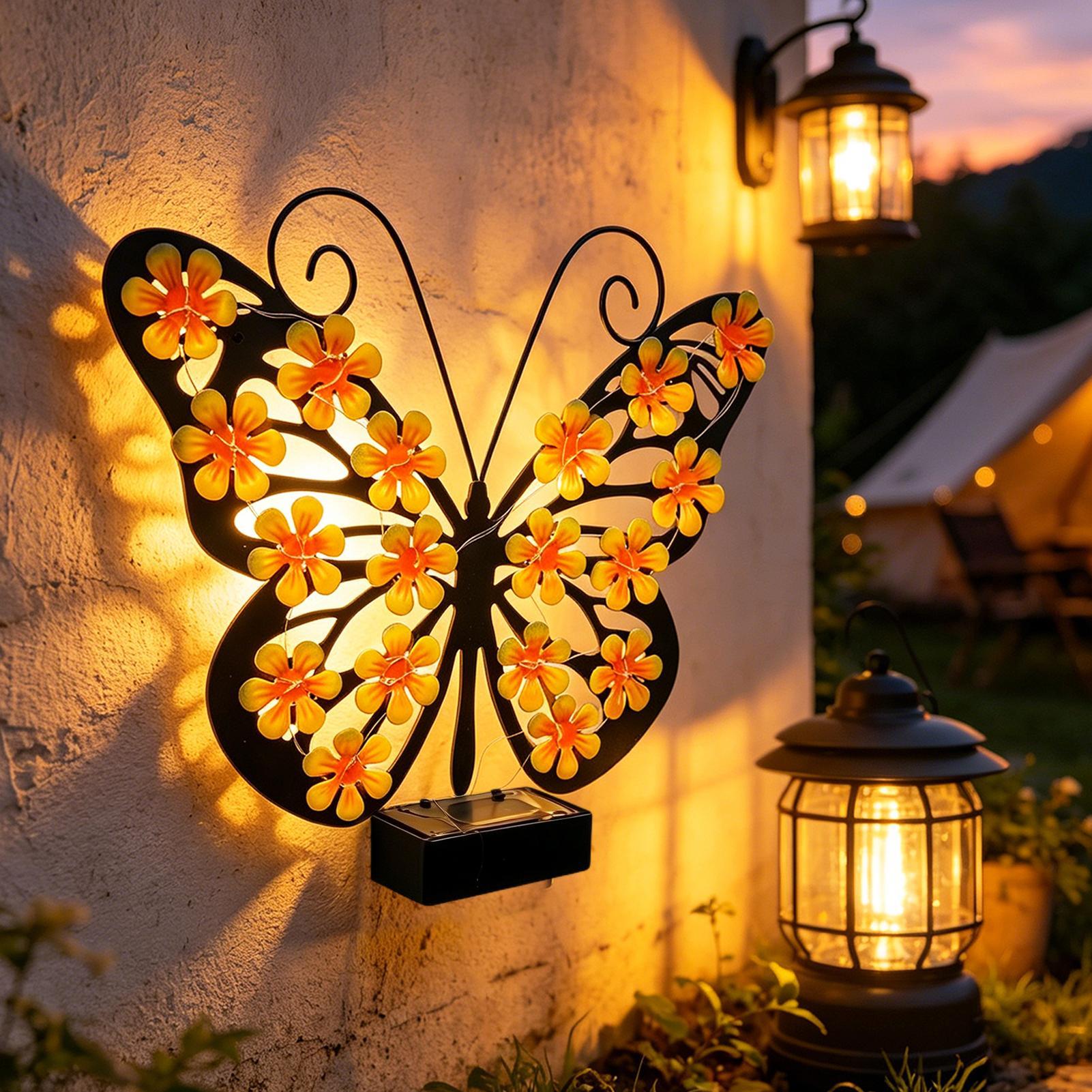 Smart Garden Light Camera - LED Solar Metalen Wandlampen Decoratie Solar