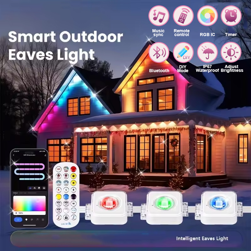 Smart Garden Led Lights - 150ft 100ft 50ft permanente buitenverlichting Slimme