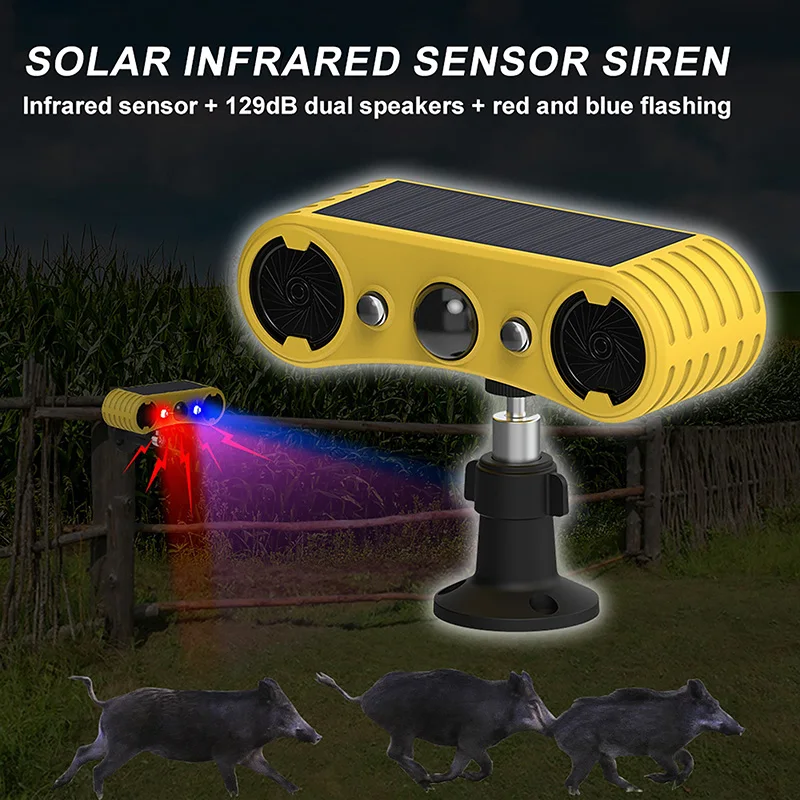 Smart Garden Light Camera - Solar Motion Sensor Alarm LED Rood