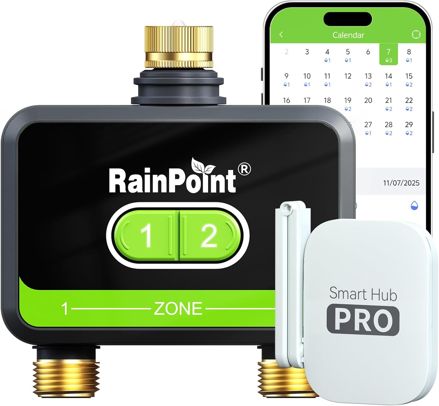 Smart Garden Hose Timer - 2-Zone Smart WiFi Watertimer voor tuinslang