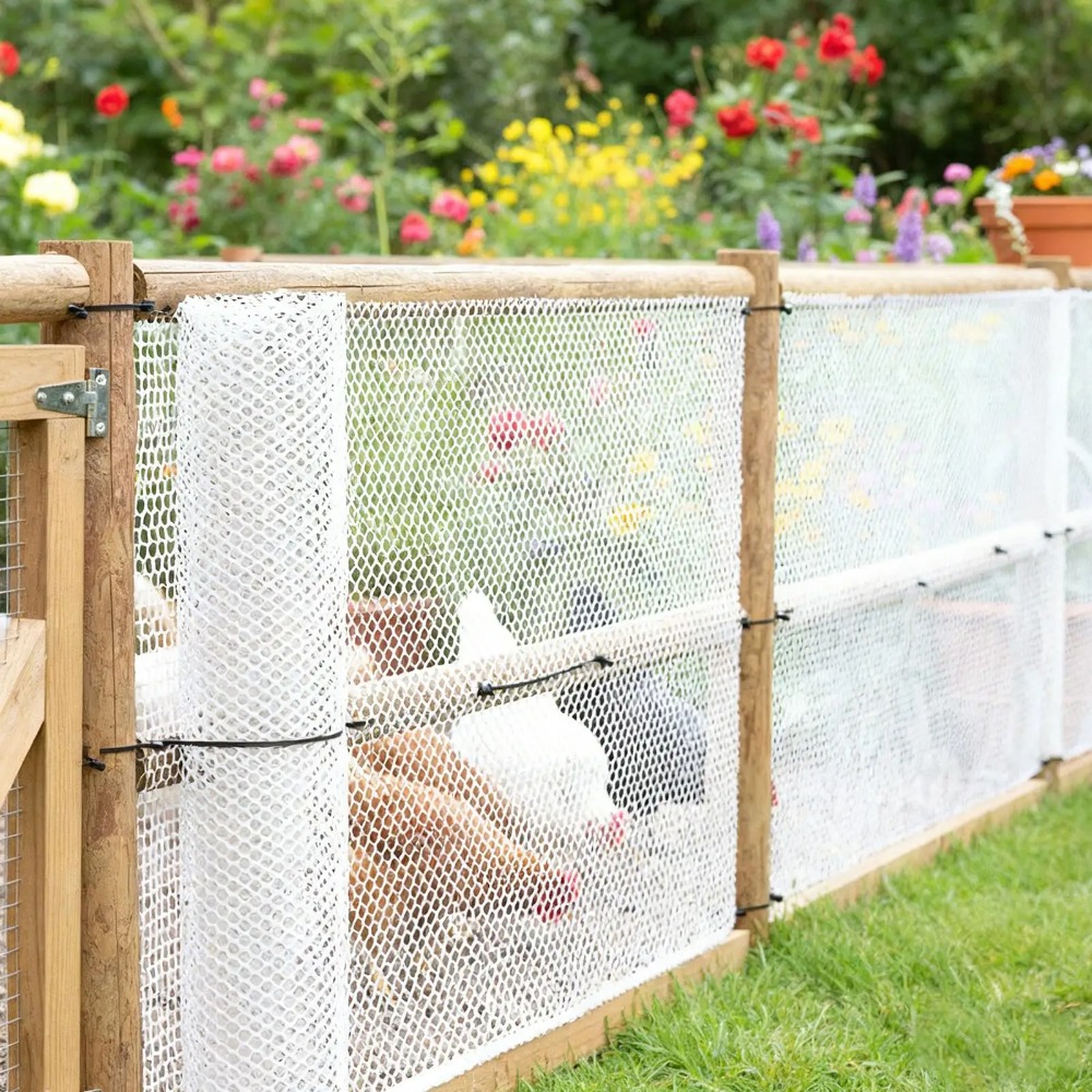 Smart Garden Fence - Plastic tuinbeschermingsnet, gaashekwerk voor pluimvee, 50