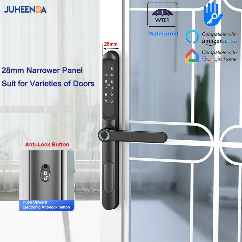 Smart Garden Door Lock - Ttlock App Smart Aluminium Deurslot Waterdichte