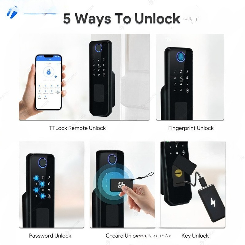 Dubbelzijdig vingerafdruk wate - Smart Garden Door Lock recensie en prijs