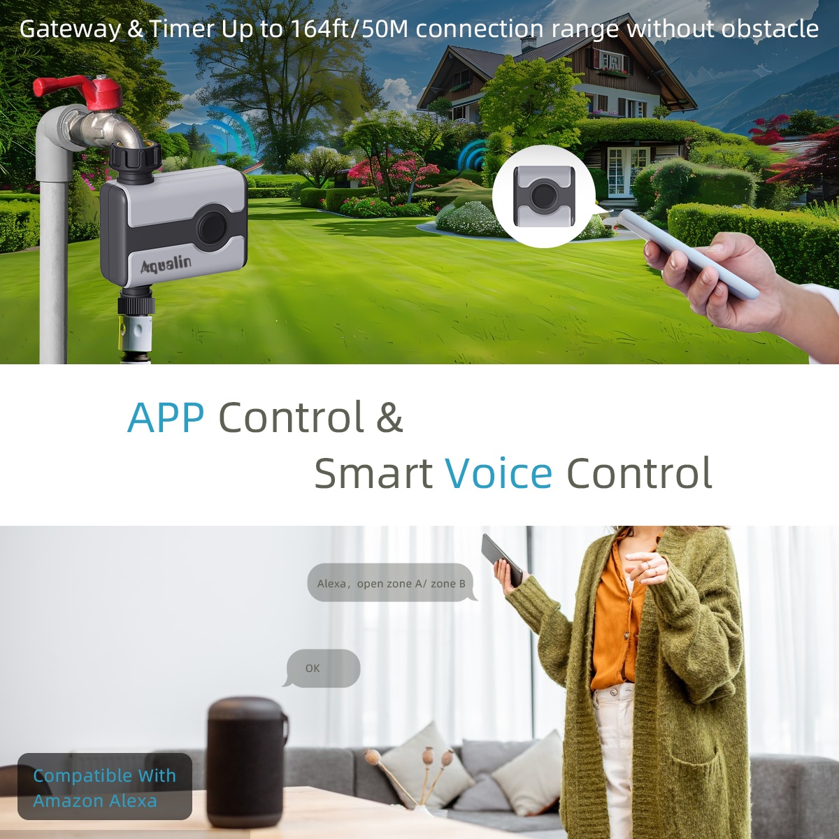 Aqualin WiFi Watertimer Tuya S - Smart Garden Hose Timer recensie en prijs