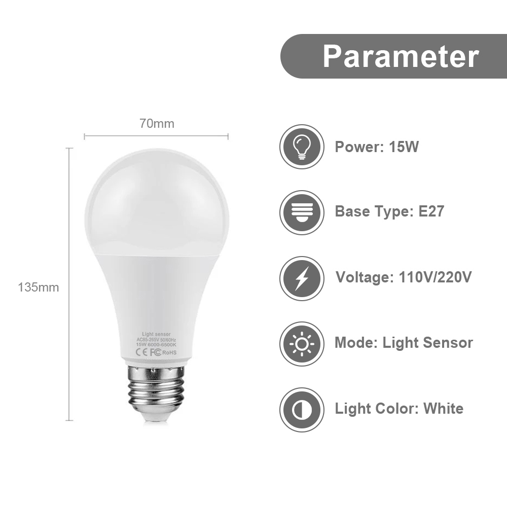 15W E27 LED Schemering tot Dag - Smart Garden Led Lights recensie en prijs