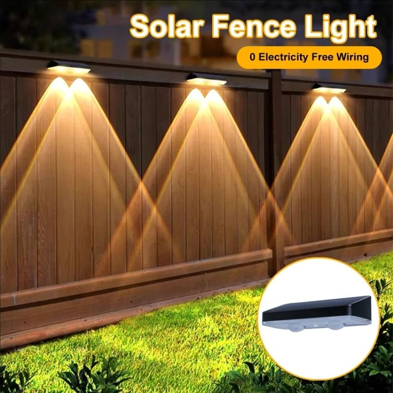 RGB Solar Fence Lights Outdoor - Smart Garden Fence recensie en prijs