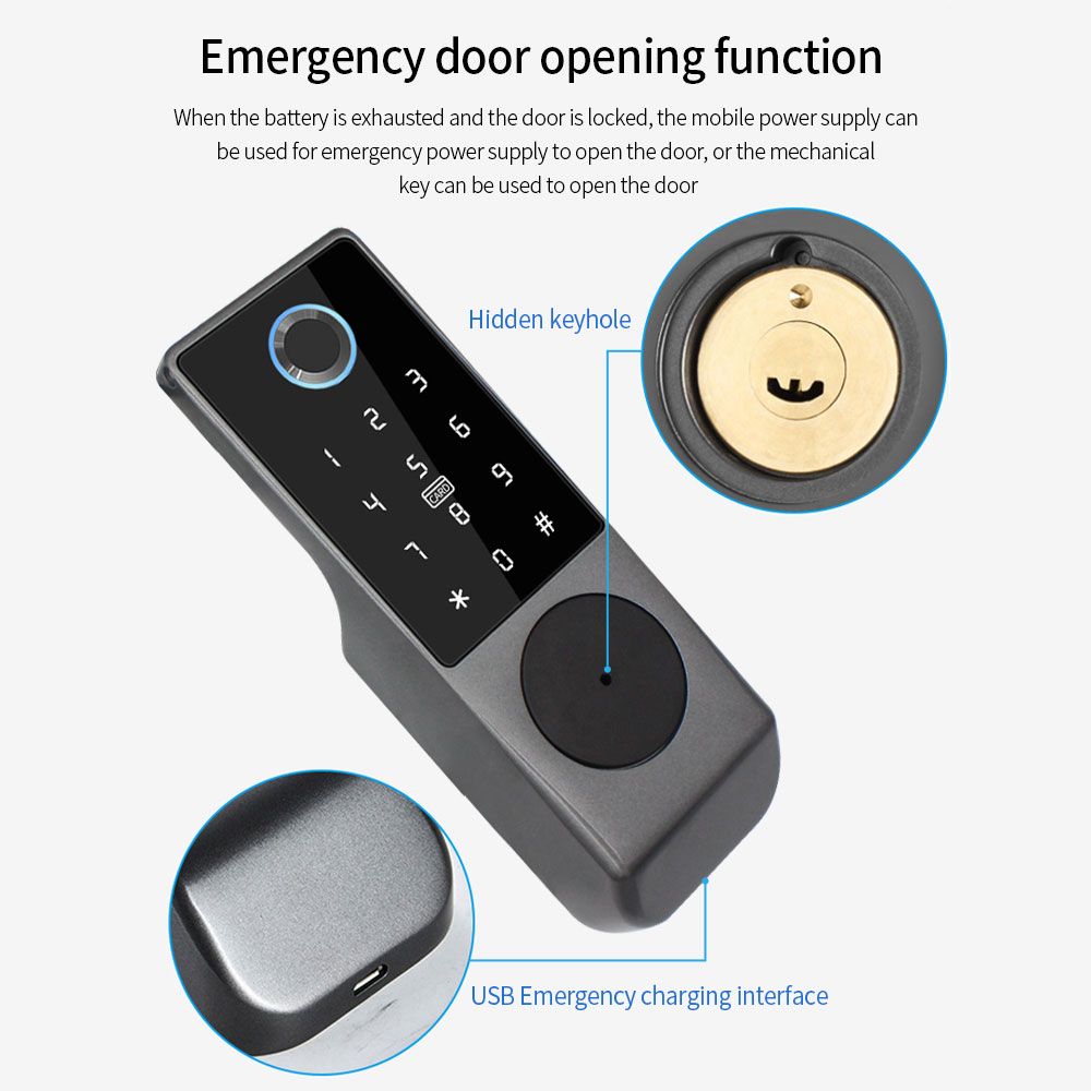 TUYA WIFI Smart Deurslot Vinge - Smart Garden Door Lock recensie en prijs