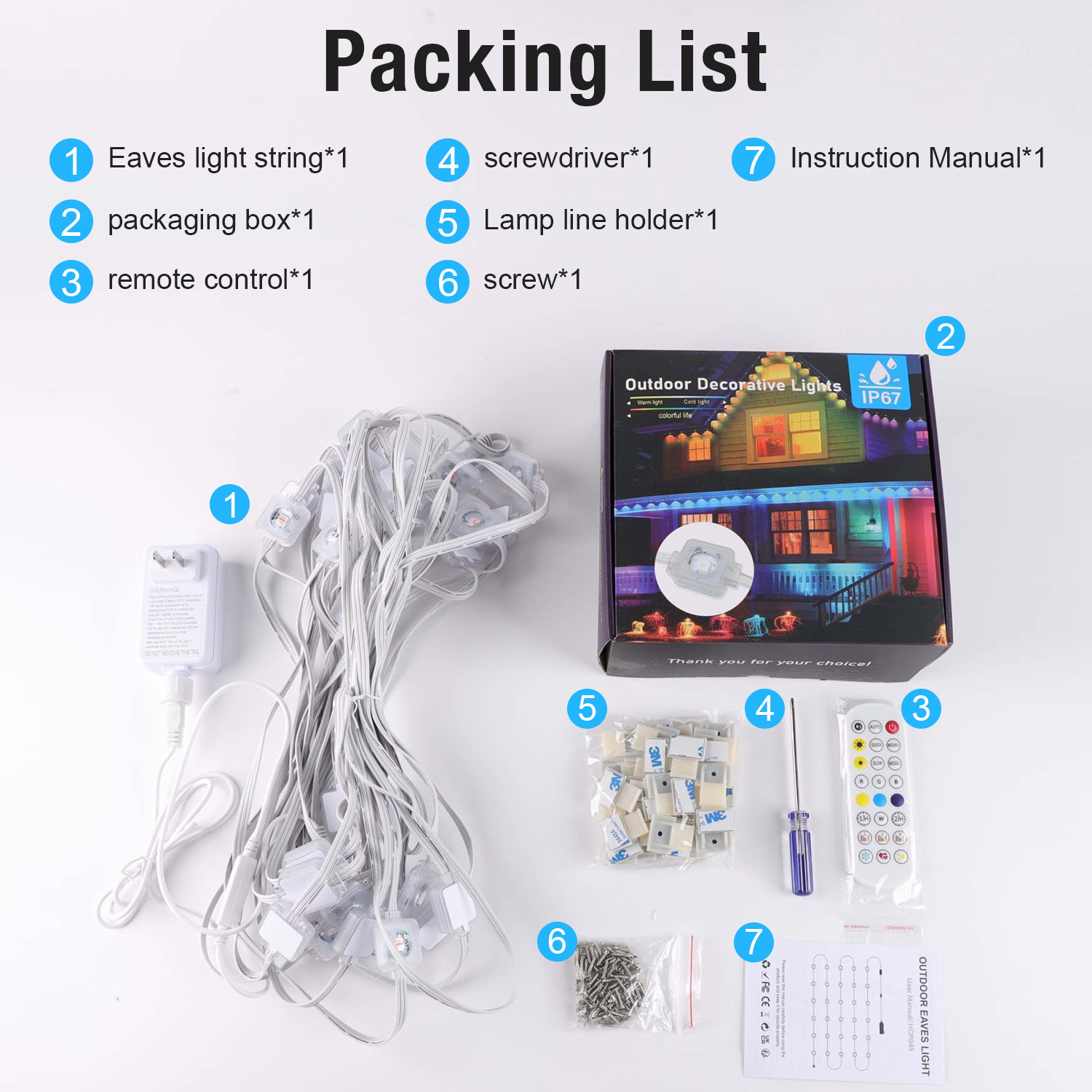 10M/15M/30M Dakrand Verlichtin - Smart Garden Led Lights recensie en prijs