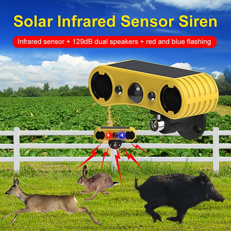 Solar Motion Sensor Alarm LED  - Smart Garden Light Camera recensie en prijs