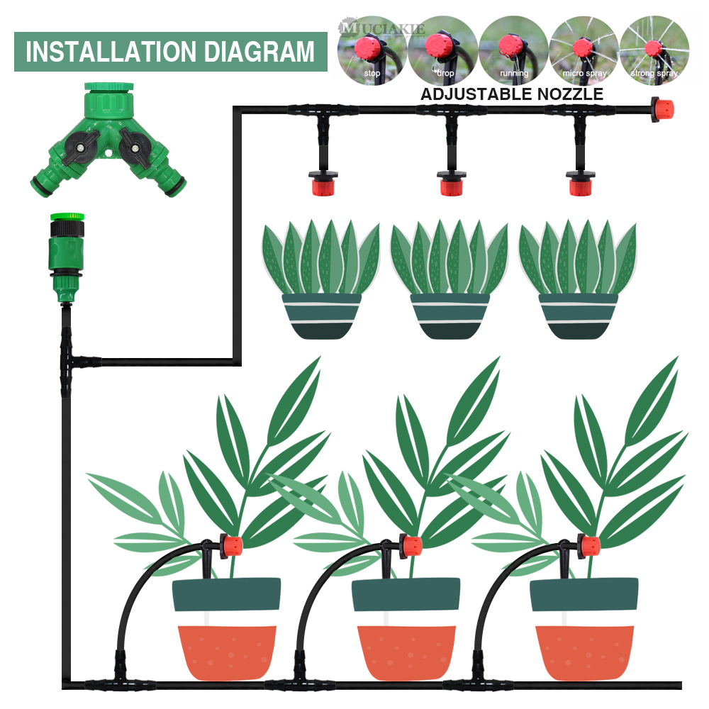 50-5M 1/4 ''Verstelbare Druppe - Smart Garden Hose Timer recensie en prijs