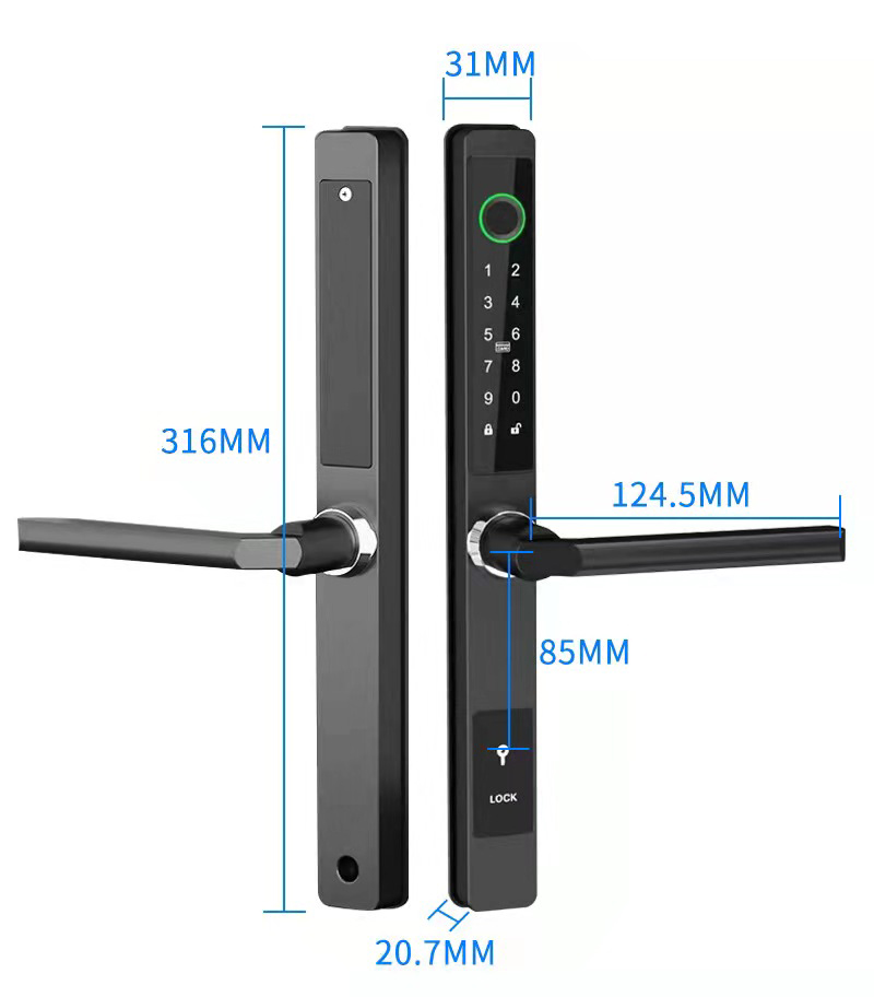 ZHDCOOKEY Biometrisch digitaal - Smart Garden Door Lock recensie en prijs
