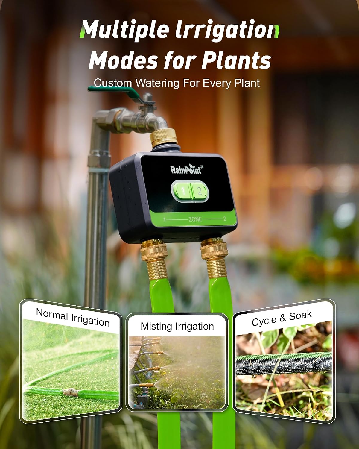 2-Zone Smart WiFi Watertimer v - Smart Garden Hose Timer recensie en prijs
