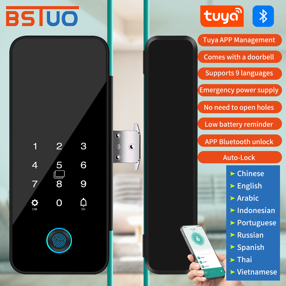 Multifunctioneel slim glazen d - Smart Garden Door Lock recensie en prijs