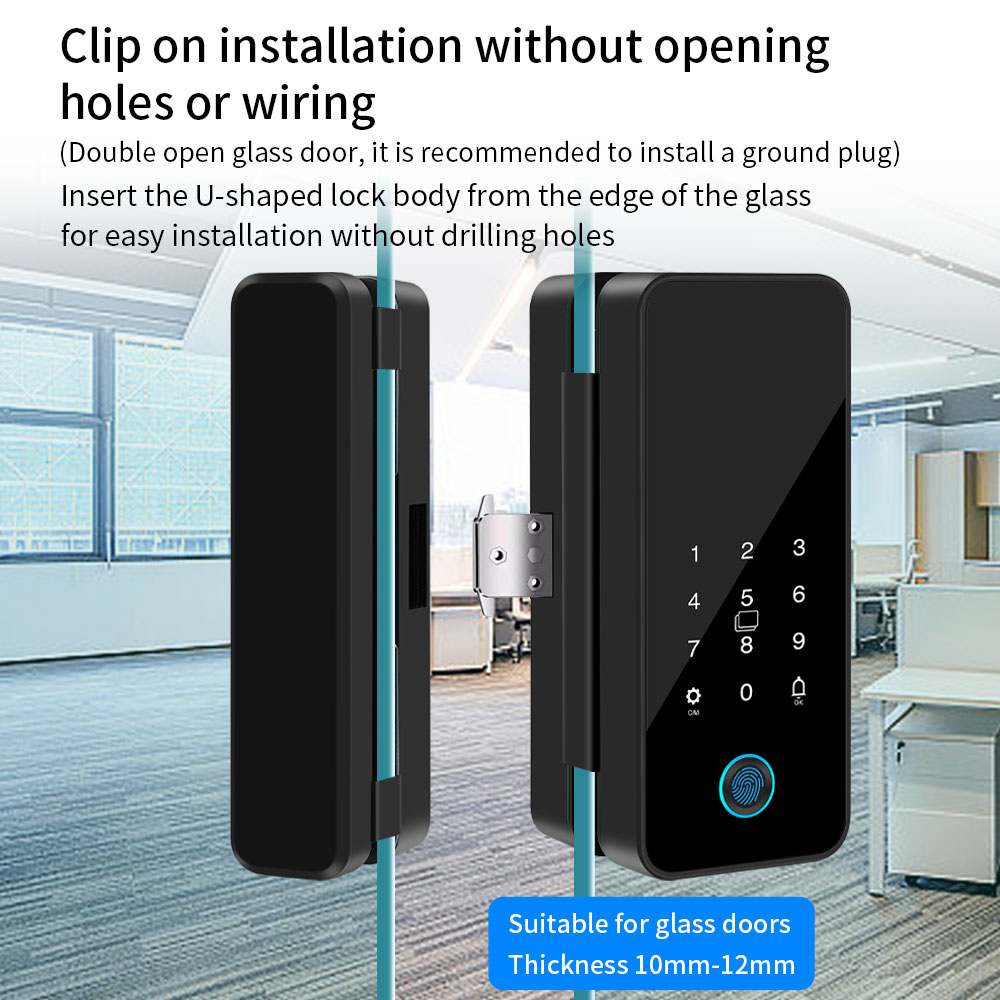 Multifunctioneel slim glazen d - Smart Garden Door Lock recensie en prijs