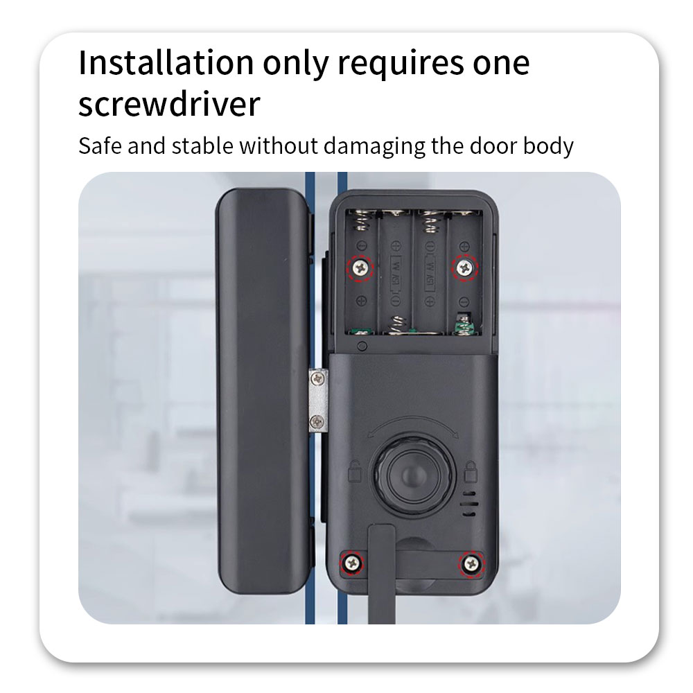 Multifunctioneel slim glazen d - Smart Garden Door Lock recensie en prijs