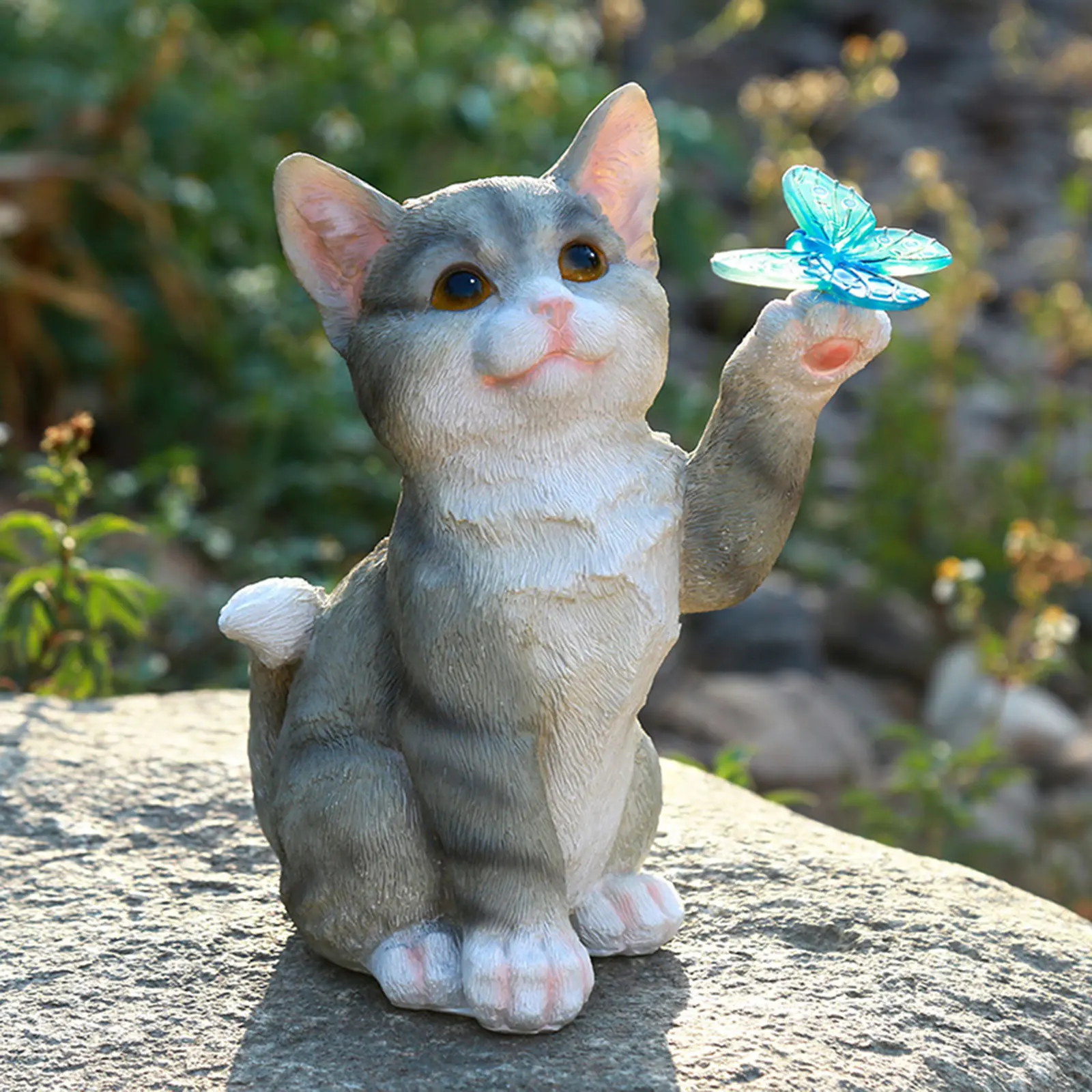Outdoor Kat Sculptuur Beeldje  - Smart Garden Light Camera recensie en prijs