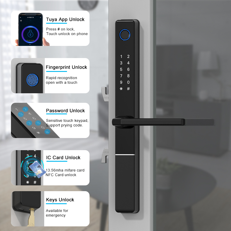Euro 92/85/72mm Tuya wifi Smar - Smart Garden Door Lock recensie en prijs