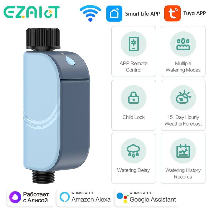 Smart Tuya WIFI Tuinbesproeiin - Smart Garden Hose Timer recensie en prijs