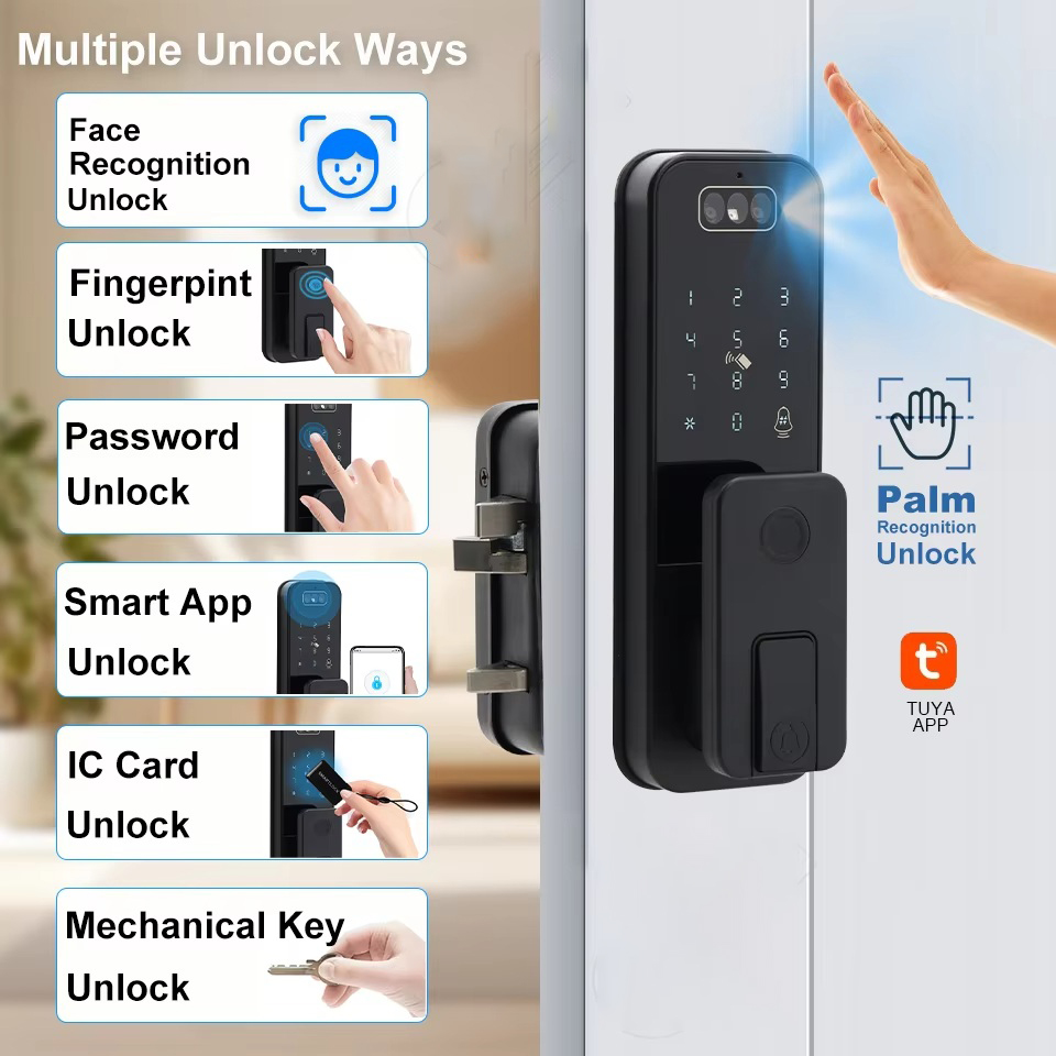 Waterdichte 3D Gezichtsherkenn - Smart Garden Door Lock recensie en prijs